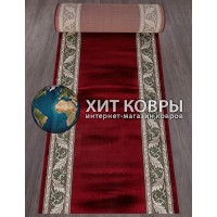 Российская ковровая дорожка Runner Colizey 040 Красный-зеленый